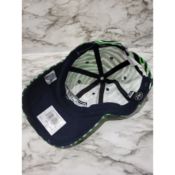 Seattle Seahawks Green/Black zebra hat NWT - Picture 6 of 8